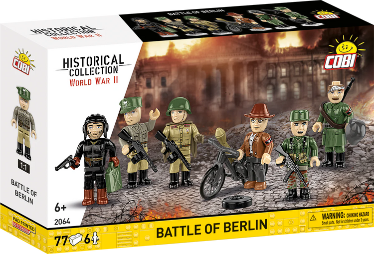 COBI #2064 Battle of Berlin Soldier Pack - Brand New!
