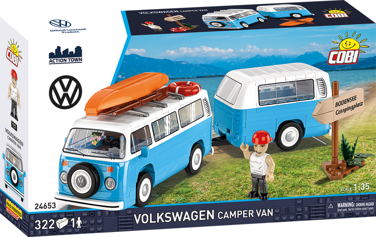 COBI Toys #24653 Volkswagen Camper Van - Brand New!