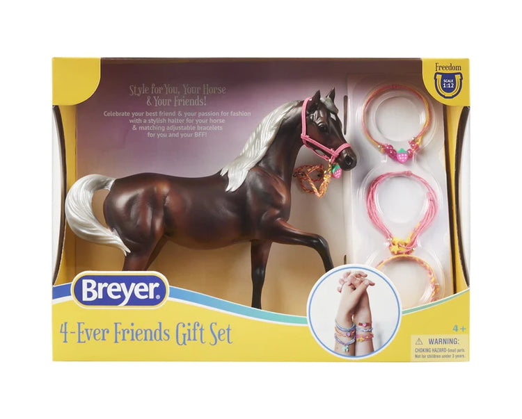 Breyer Freedom Series #10438 4-Ever Friends Gift Set Pink Perfection - Brand New!