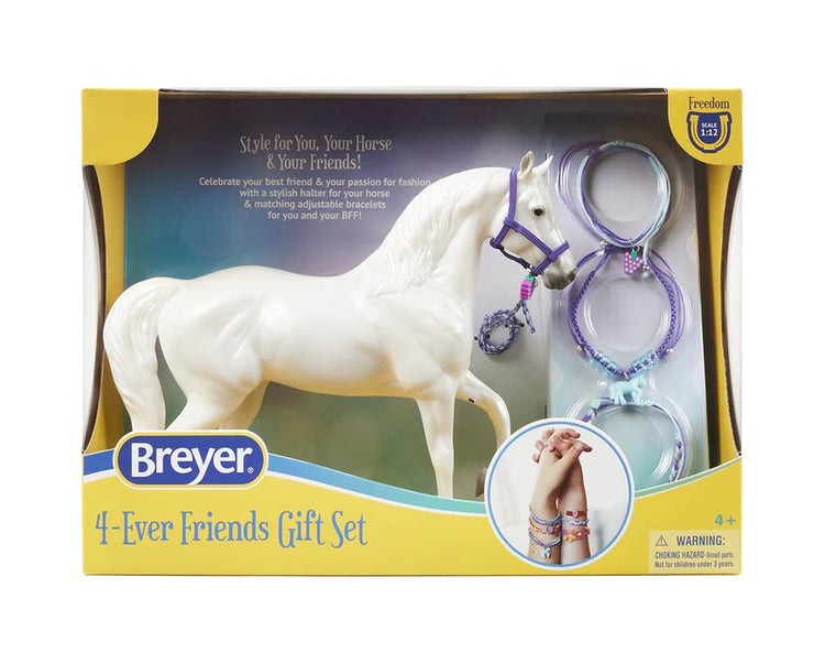 Breyer Freedom Series #10451 4-Ever Friends Gift Set Purple Power - Brand New!