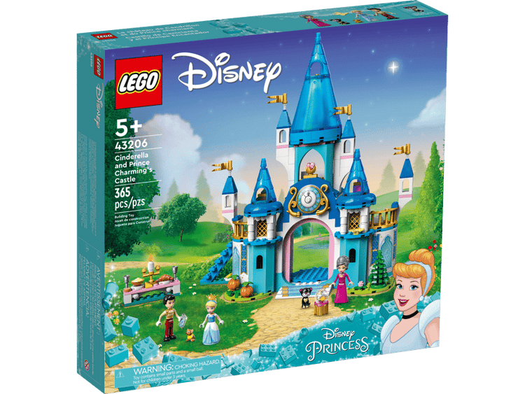 LEGO #43206 Cinderella and Prince Charming's Castle - Brand New!
