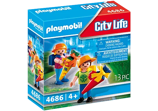 Playmobil #4686 Child's First Day at School - Brand New!
