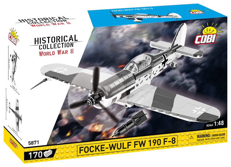 Cobi Toys #5871 Focke-Wulf FW 190 F-8 Fighter - Brand New!