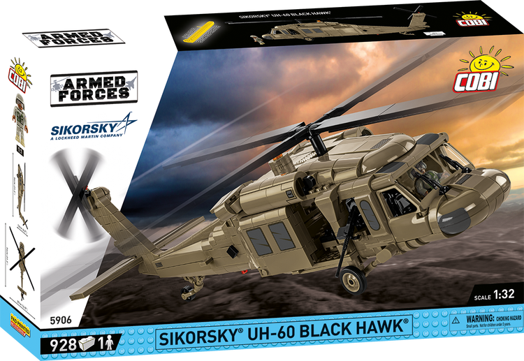 Cobi Block #5906 Sikorsky UH-60 Black Hawk Helicopter