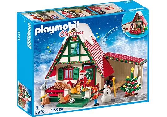 PLAYMOBIL #5976 Santa's Home RETIRED Set!