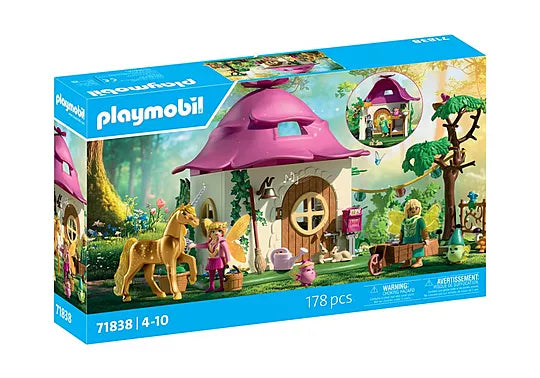 Playmobil #71838 Cozy Fairy Home with Golden Unicorn - Brand New!