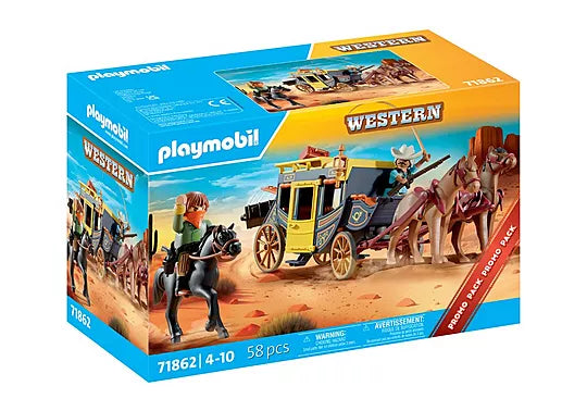 Playmobil #71862 Wild West Stagecoach - Brand New!