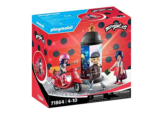 Playmobil #71864 Miraculous Paris Scooter Ride - Brand New!