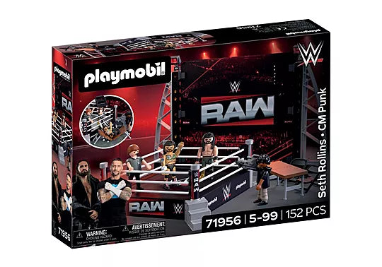 Playmobil #71956 WWE RAW Ring Collectors Set - Brand New!
