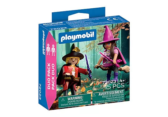 Playmobil #72023 DuoPack Witch and Wizard - Brand New!
