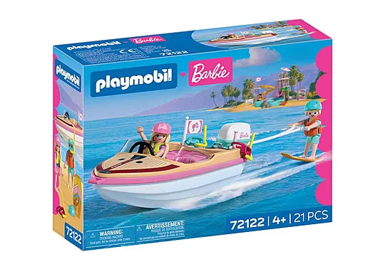 PLAYMOBIL x Barbie Adventure Boat #72122 - Brand New!
