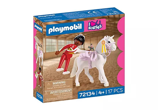 Playmobil #72134 Equestrian Vaulting - Brand New!