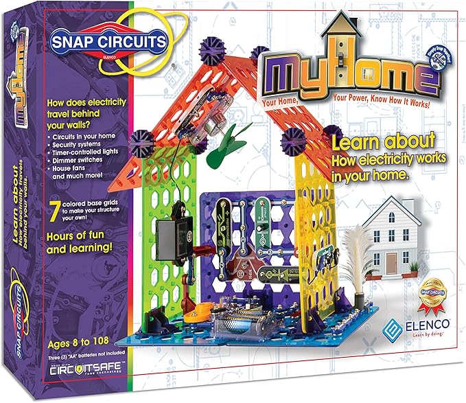 Snap Circuits Elenco My Home Electronics Building Kit - Brand New!