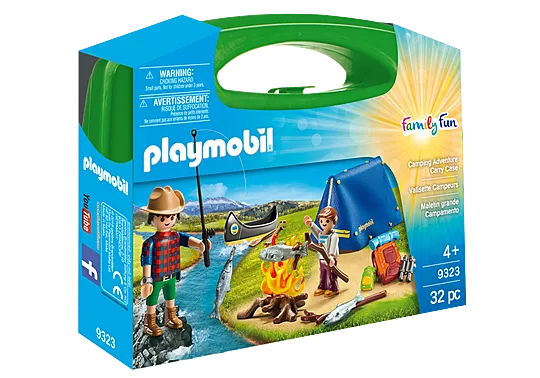 Playmobil #9323 Camping Adventure Carry Case - Brand New!
