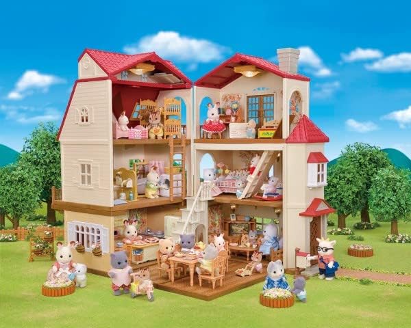 CALICO CRITTERS #CC2083 Red Roof Country Home Gift Set NEW!