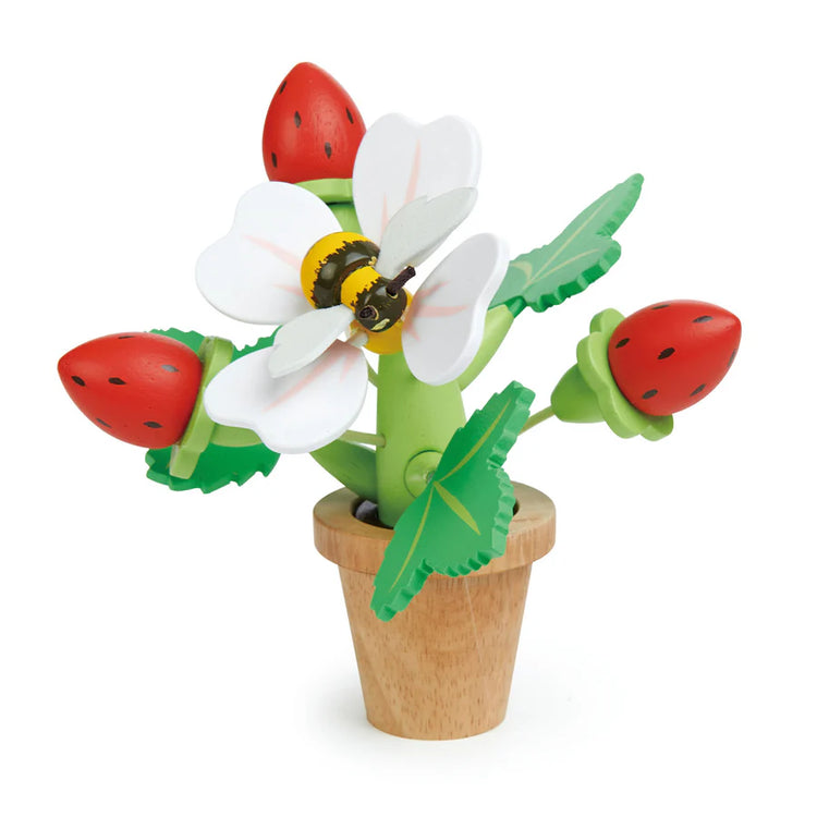 Tender Leaf #TL8356 Strawberry Flower Pot - Brand New!