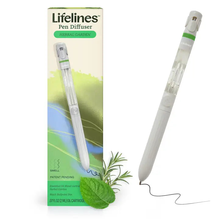 Lifelines Pen Diffuser with Essential Oil Blends - Herbal Garden #112514 - Brand New!