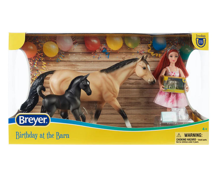 Breyer Freedom Series #10255 Birthday at the Barn Set - Brand New!