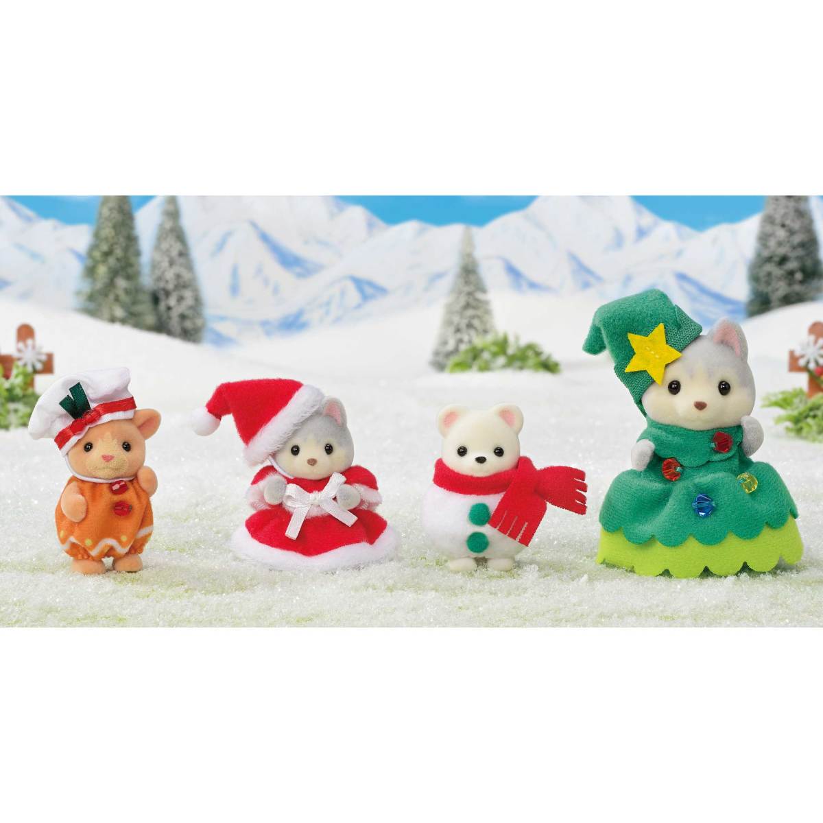 CALICO CRITTERS #CC2081 Happy Christmas Friends NEW! – The Corner