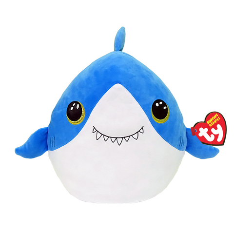 TY Squishy Beanies Finsley the Shark - Brand New!