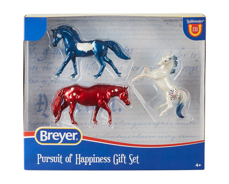 Breyer Stablemates #10750 Pursuit of Happiness Limited Edition Gift Set - Brand New!