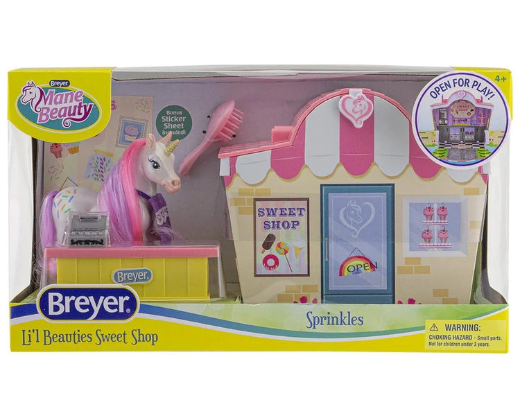 Breyer Li'l Beauties #7432 Mane Beauties Sprinkles Sweet Shop - Brand New!