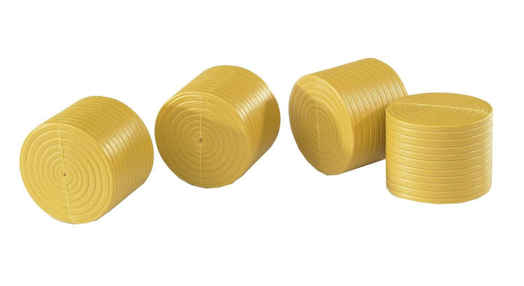 Bruder #02344 4 Round Hay Bales Unwrapped for Claas Rollant 250 -New-Factory Sealed! #2344