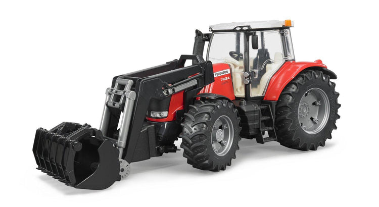 Bruder #03047 Massey Ferguson 7600 with Frontloader! -New-Factory Sealed! #3047