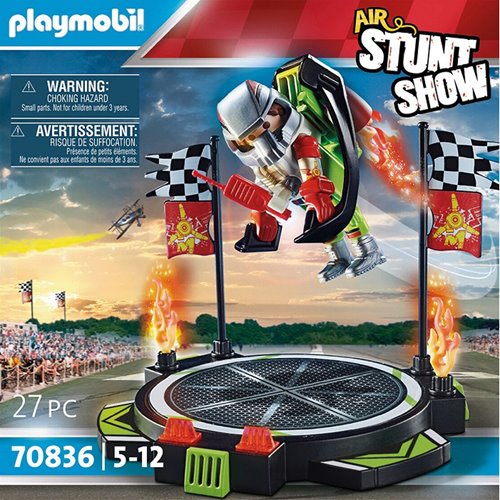 PLAYMOBIL #70836 Air Show Stuntman w/ Jetpack NEW!