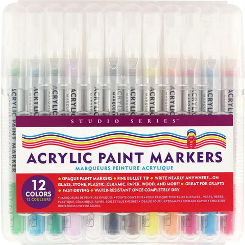 Peter Pauper Press Studio Series Acrylic Paint Markers - Brand New!