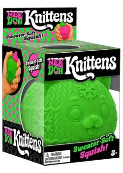 NeeDoh Squishmas Knittens - Brand New for 2026! Sweater Soft Squish!
