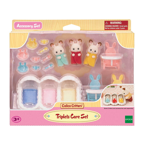 Calico Critters #CC1906 Triplets Care Set - Brand New!