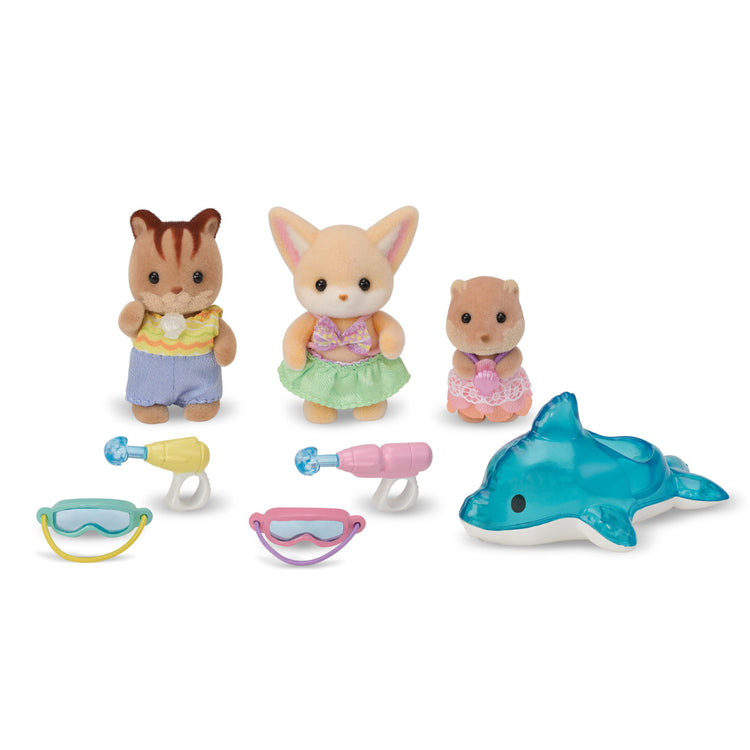 Calico Critters #CC2172 Nursery Friends -Pool Fun Trio - Brand New!