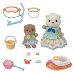 Calico Critters #CC2212 Sea Otter Sisters Splashy Snorkel Set - Brand New!