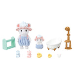 Calico Critters #CC2213 Bath Time Bubble Siblings - Brand New!