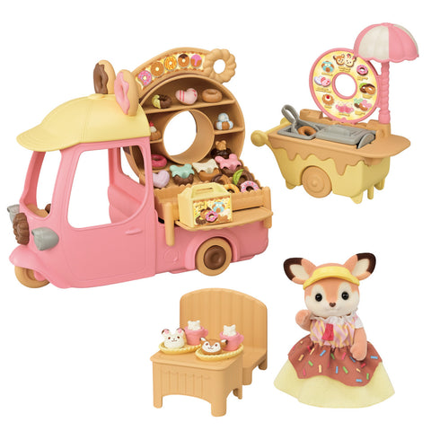 Calico Critters #CC2216 Dip Dip Donuts Wagon - Brand New!