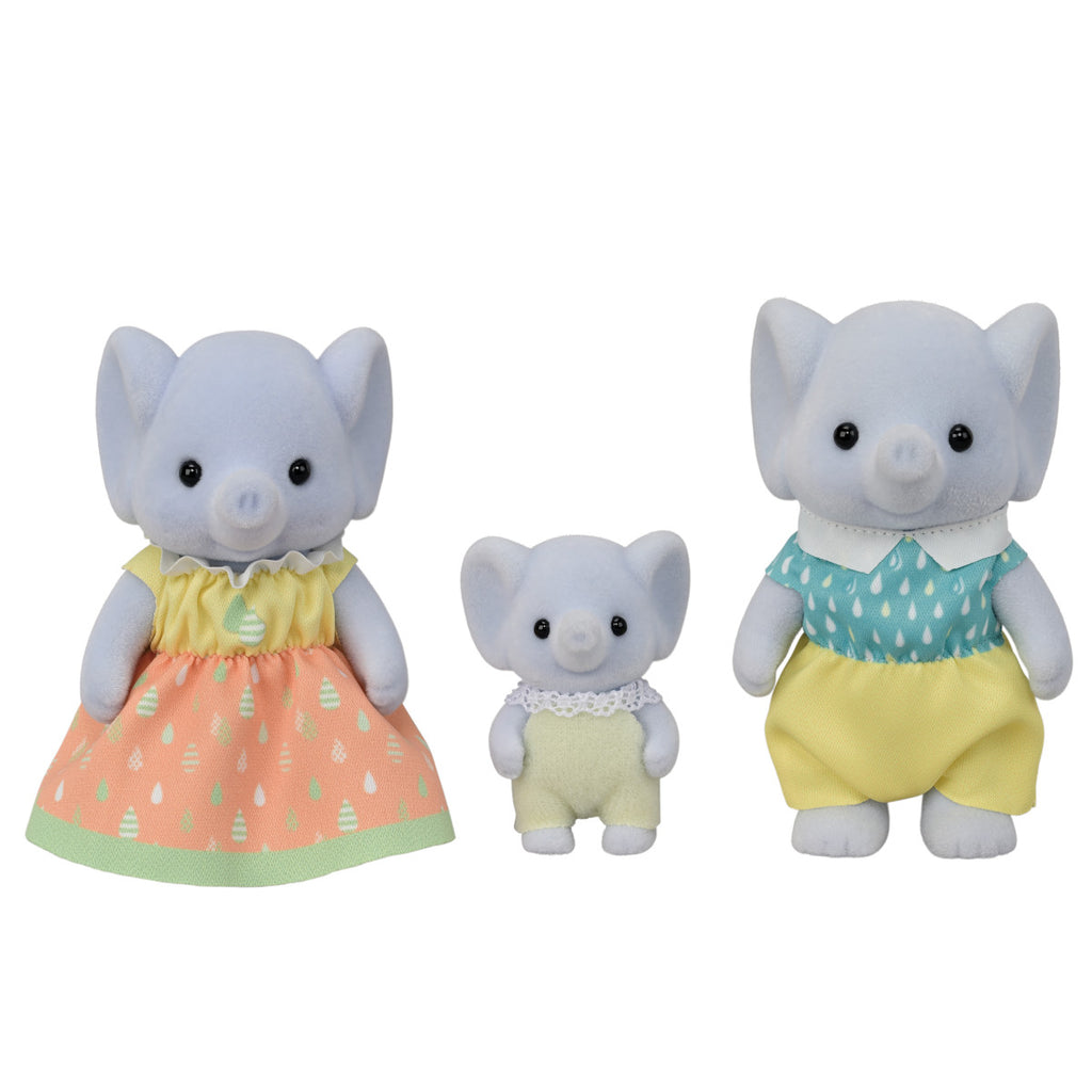 Calico Critters #CC2238 Elephant Family Trio - Brand New!