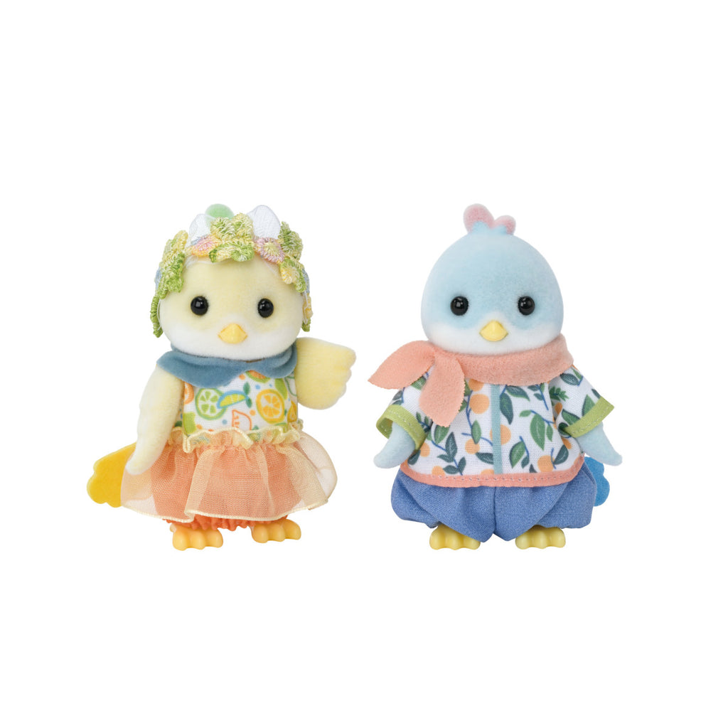 Calico Critters #CC2279 Citrus Bird Family - Brand New!