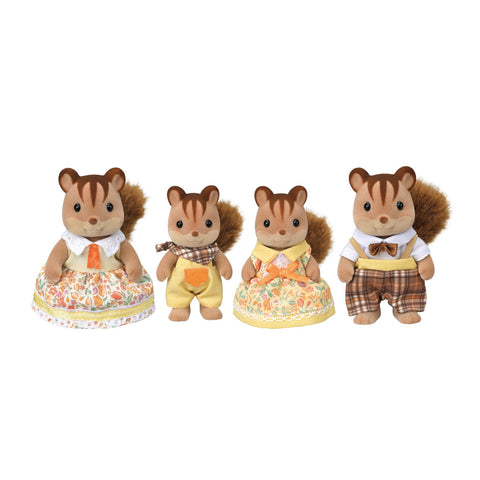 Calico Critters #CC2299 Walnut Squirrel Family - Brand New!