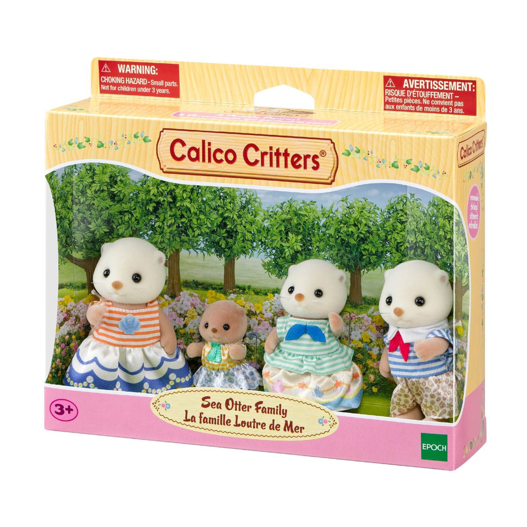 Calico Critters #CC2325 Sea Otter Family - Brand New!