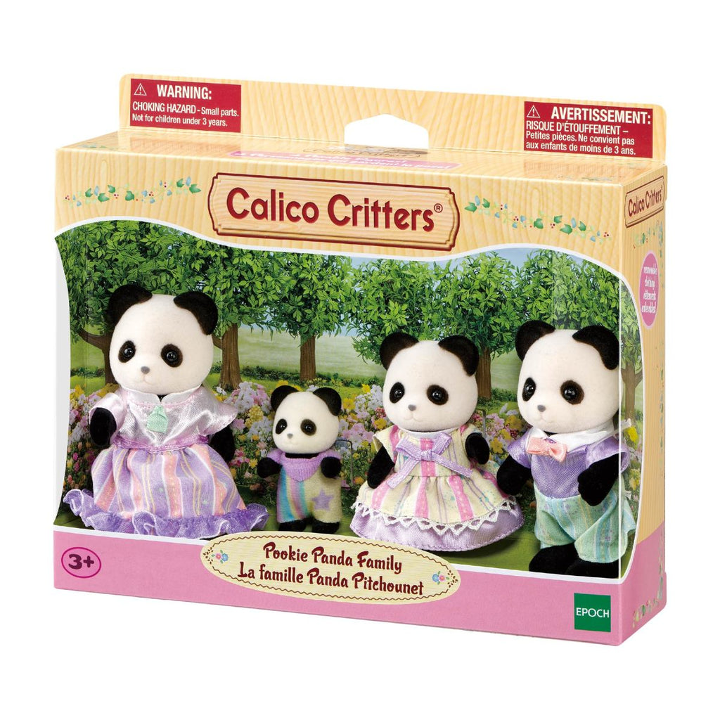 Calico Critters #CC2327 Pookie Panda Family - Brand New!