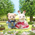 Calico Critters #CC4603 40th Anniversary Friends Freya and Theo - Brand New!