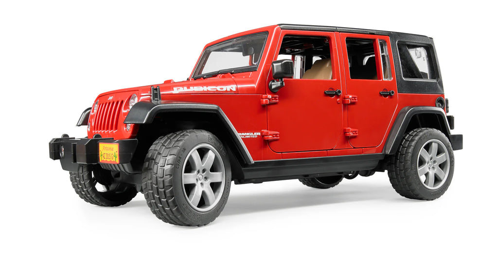 Bruder #02525 RED Jeep Wrangler Unlimited Rubicon