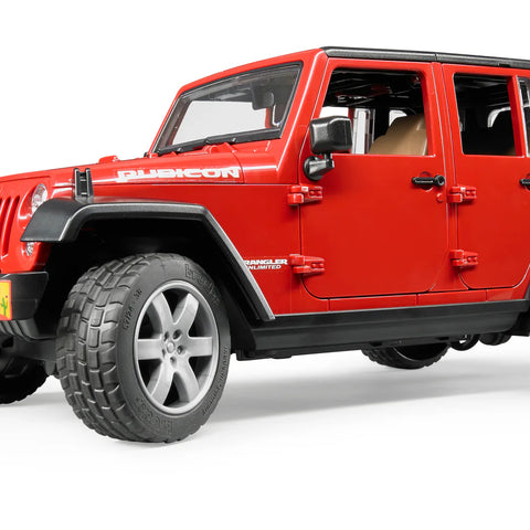 Bruder #02525 RED Jeep Wrangler Unlimited Rubicon