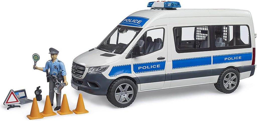 Bruder #02683 MB Sprinter Police Emergency Vehicle w/ Light & Sound NEW!