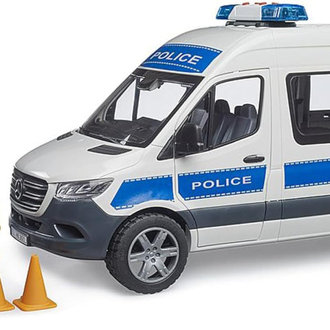 Bruder #02683 MB Sprinter Police Emergency Vehicle w/ Light & Sound NEW!