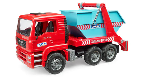 Bruder #02741 MAN TGA Skip Container Truck - Brand New!