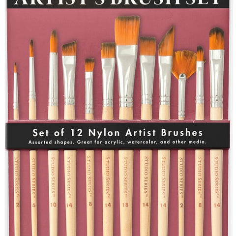 Peter Pauper Press Studio Series Artist's Brush Set - Brand New!