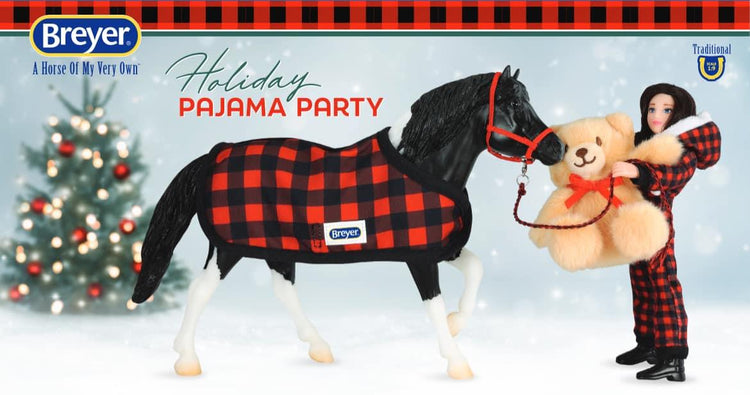 Breyer #B-HP-10116 Holiday Pajama Party Playset - Brand New!