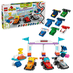 LEGO DUPLO #10445 F1 Team Race Cars & Drivers - Brand New!